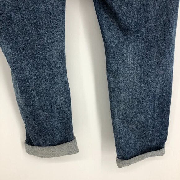 Bluenotes Lauren Mid rise Crop Skinny Distressed Jeans Size 30 - Picture 7 of 13